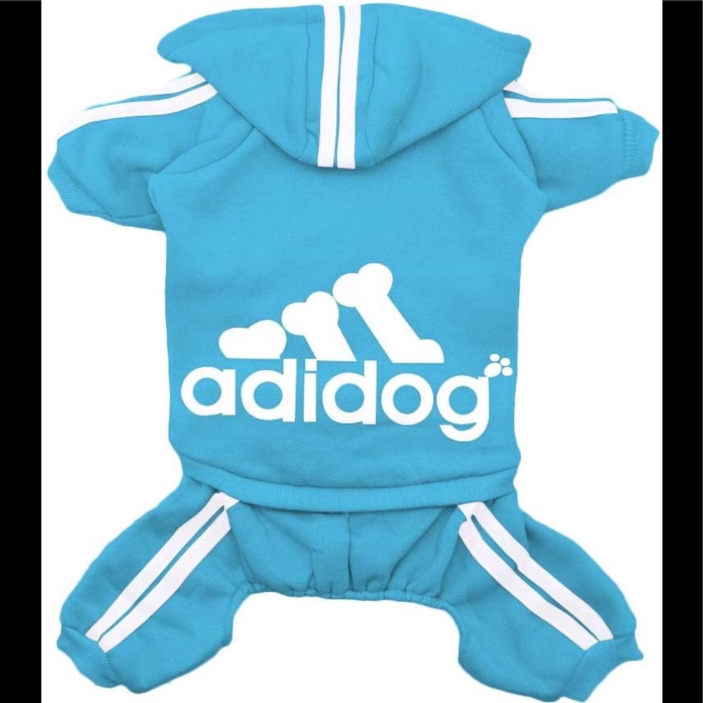 Scheppend Adidog tracksuit. Sky blue Large